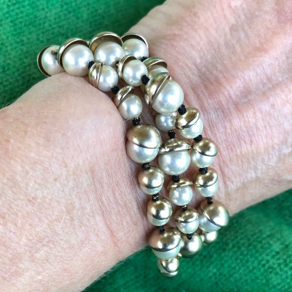 Christian Dior Multi Strand Pearls & Gold GORGEOUS…Must HAVE DIOR PIECE SO Glam - Picture 9 of 13